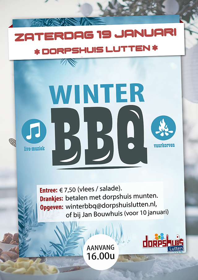 Winterbarbecue dorpshuis Lutten 2019